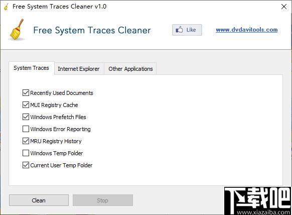 Free System Traces Cleaner下载,数据清理,隐私保护