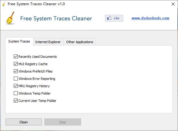 Free System Traces Cleaner下载,数据清理,隐私保护